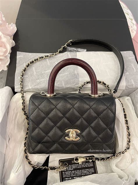 chanel mini coco price|chanel mini coco handle price.